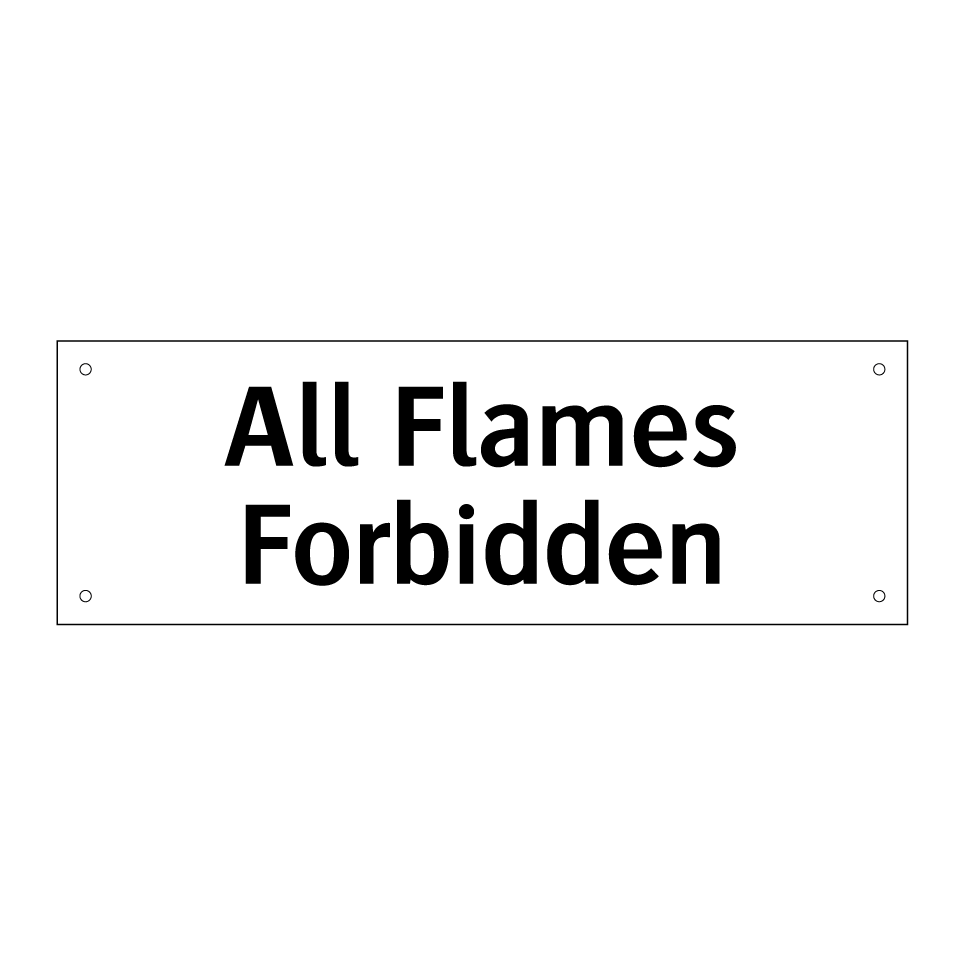 All Flames Forbidden