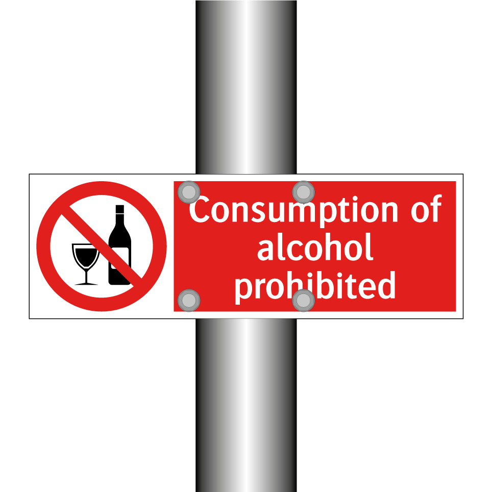 Consumption of alcohol prohibited