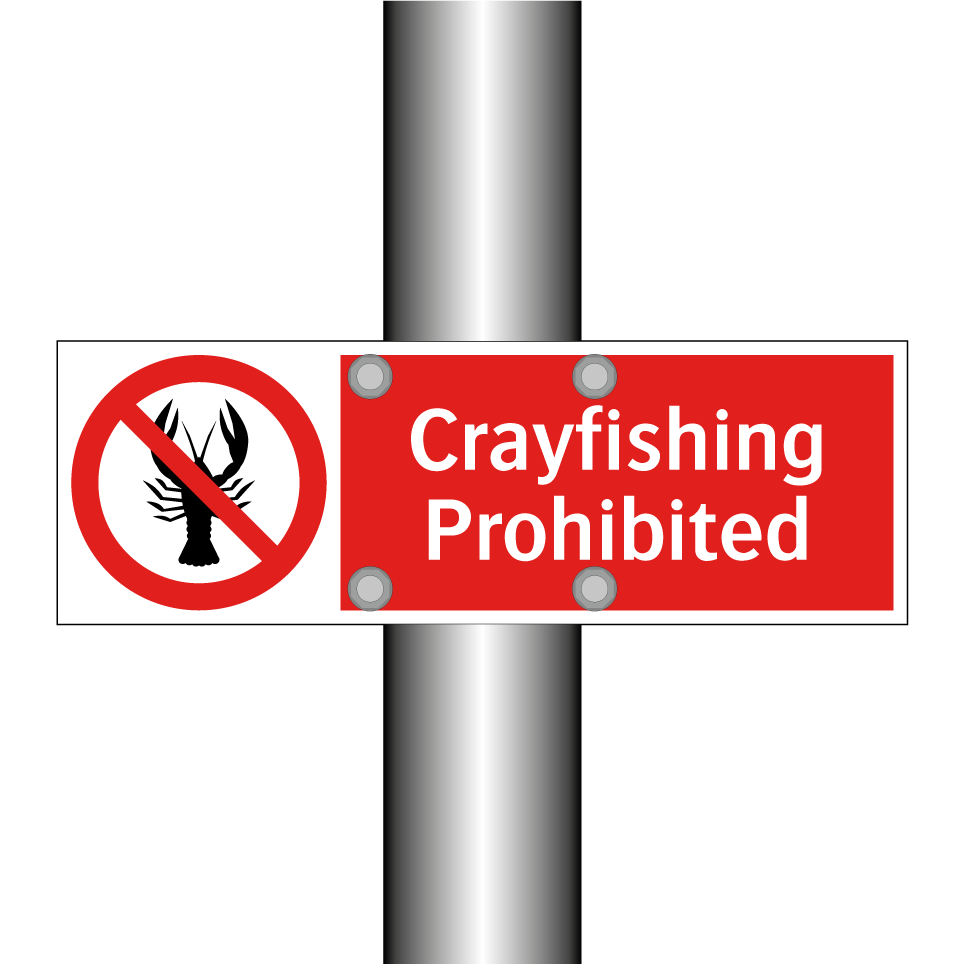 Crayfishing Prohibited