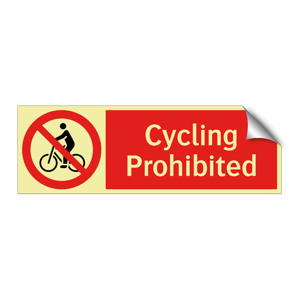 Cycling Prohibited