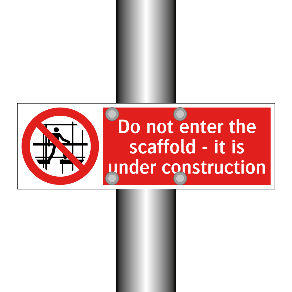 Do not enter the scaffold - it is under construction