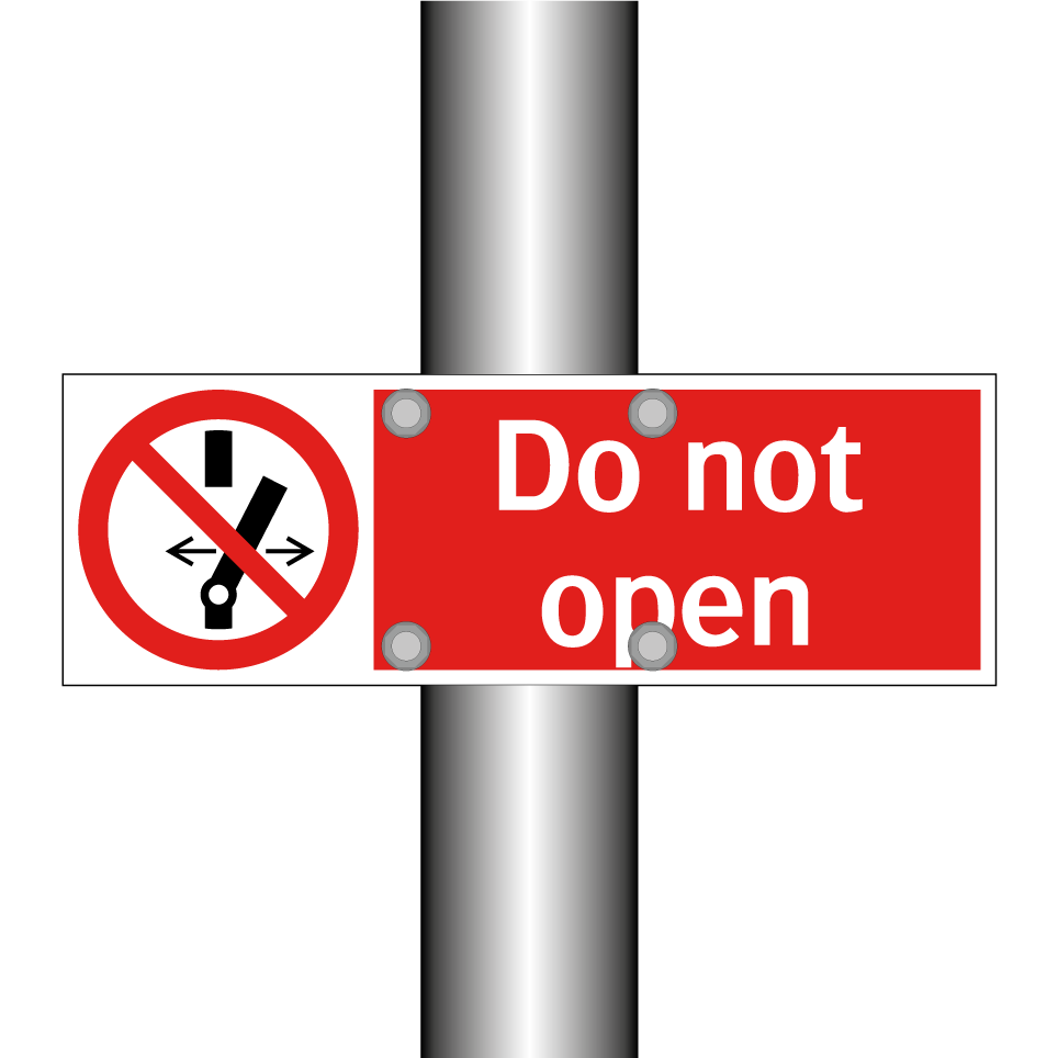 Do not open