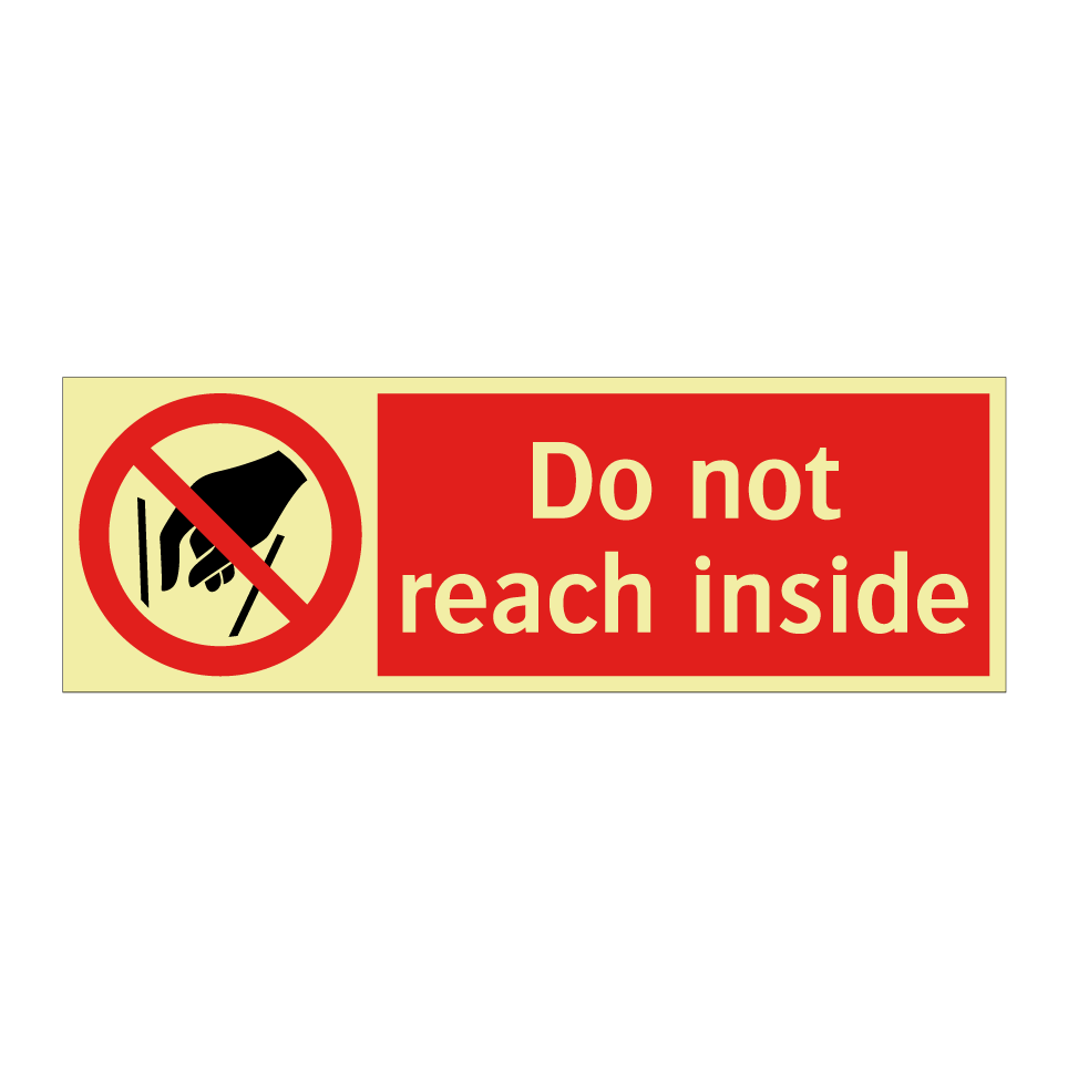 Do not reach inside