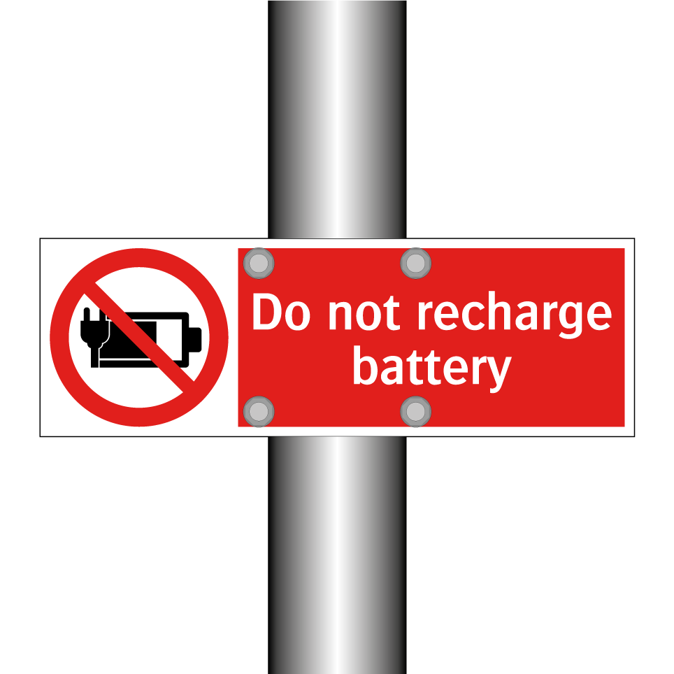 Do not recharge battery