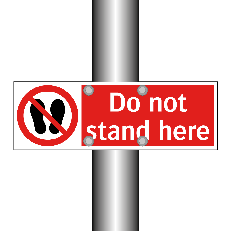 Do not stand here