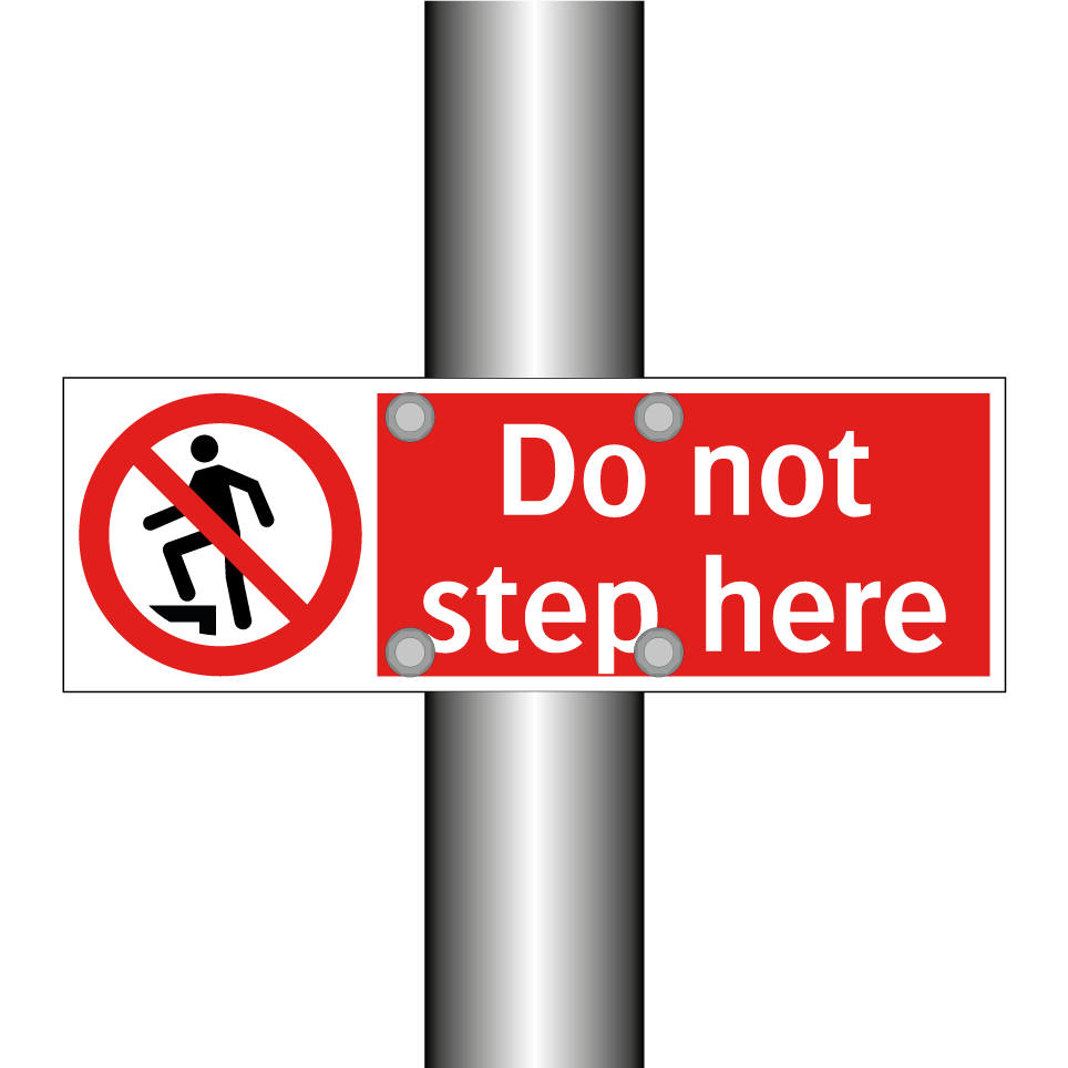 Do not step here