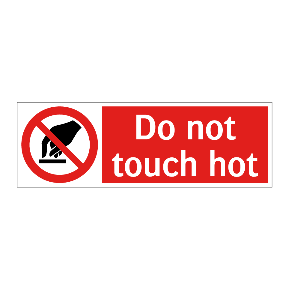 Do not touch hot