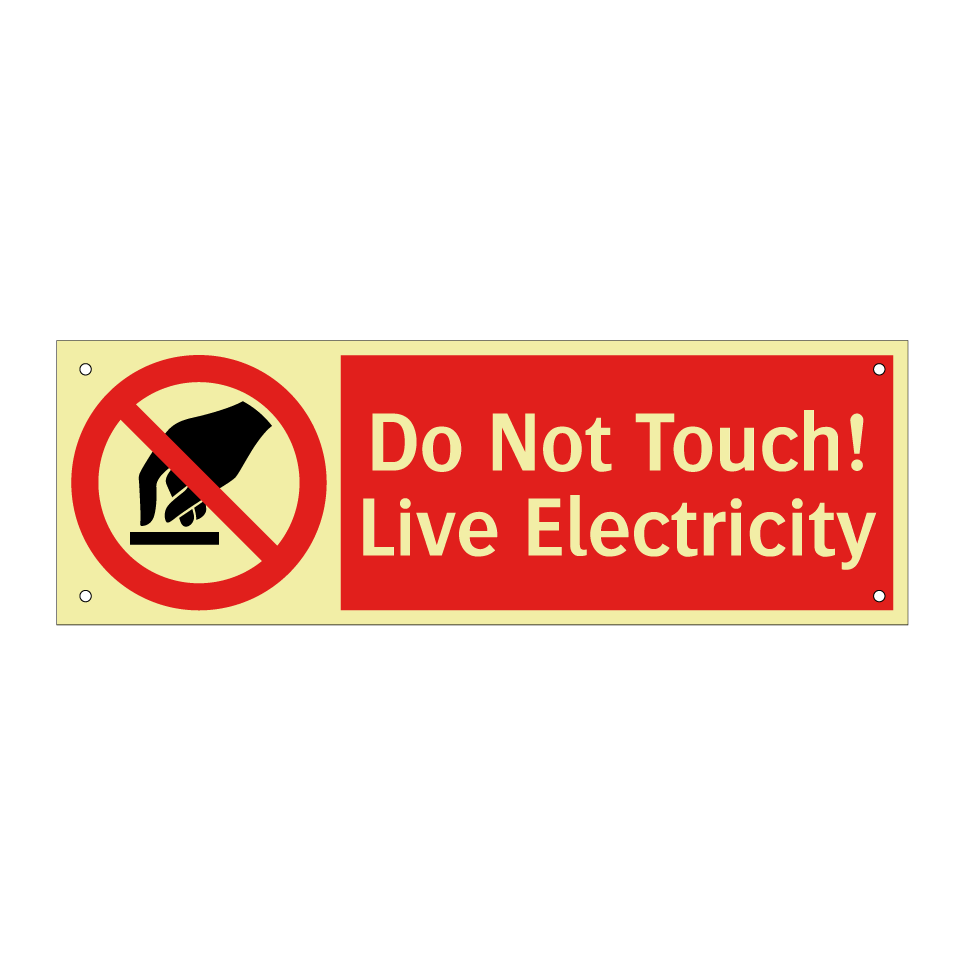 Do Not Touch! Live Electricity
