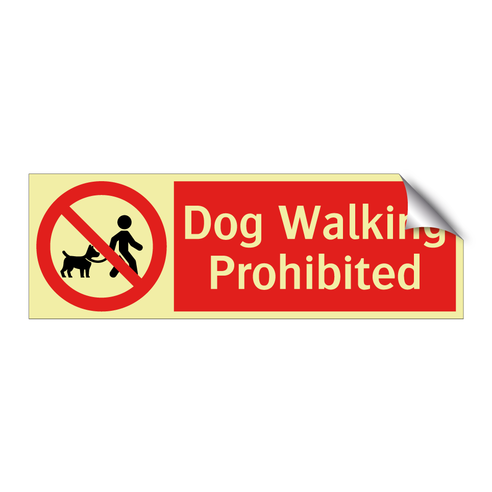 Dog Walking Prohibited