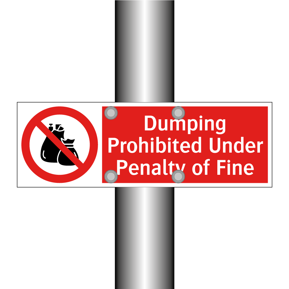 Dumping Prohibited Under Penalty of Fine