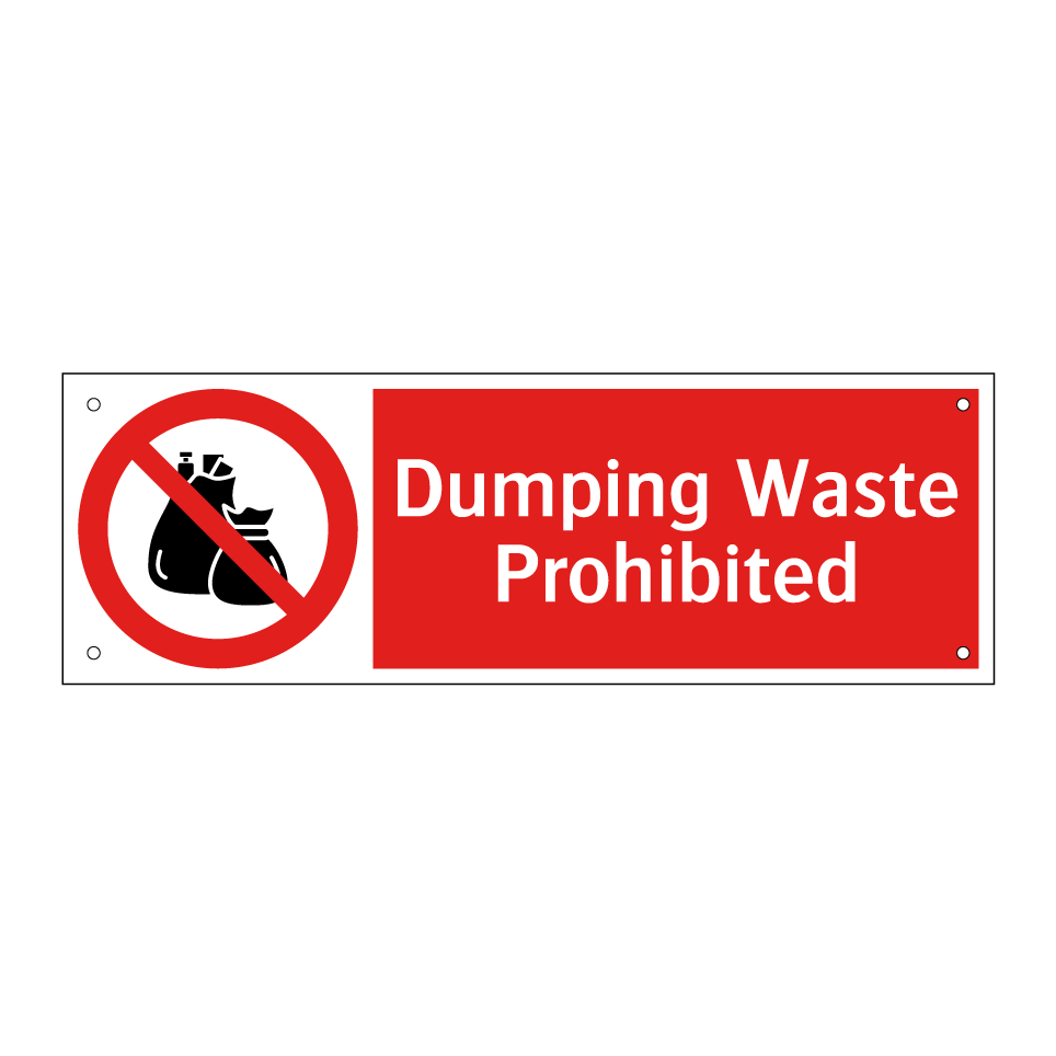Dumping Waste Prohibited