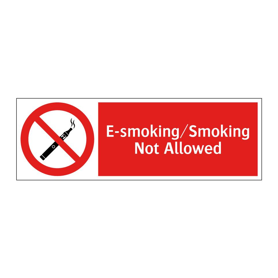 E-smoking/Smoking Not Allowed