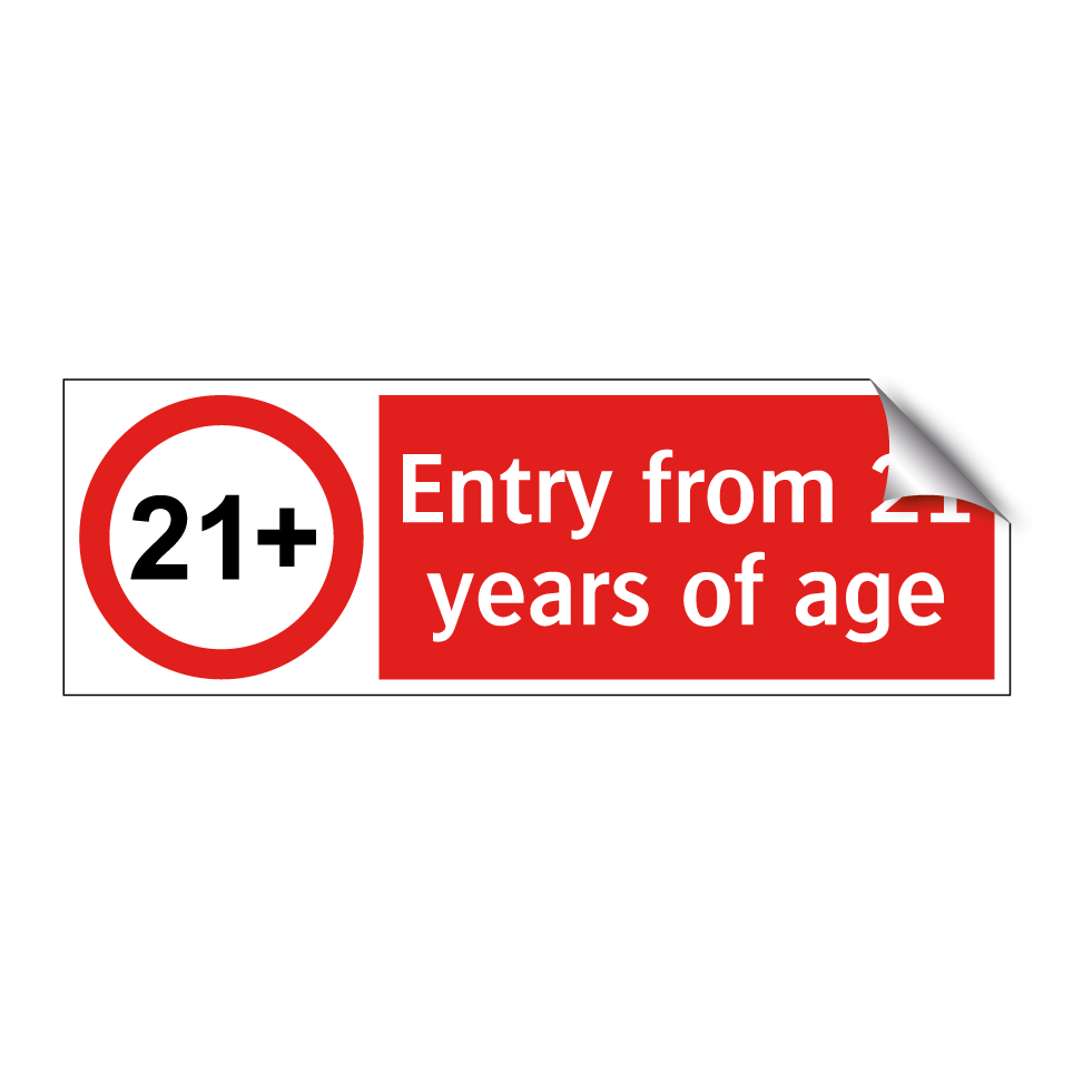 Entry from 21 years of age