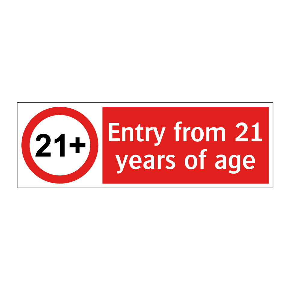 Entry from 21 years of age