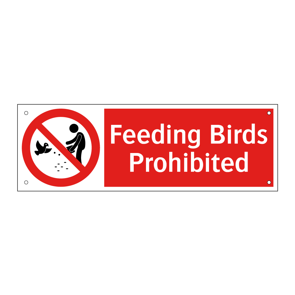 Feeding Birds Prohibited