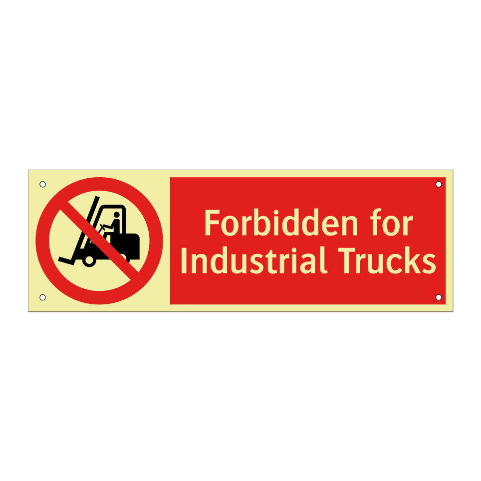 Forbidden for Industrial Trucks