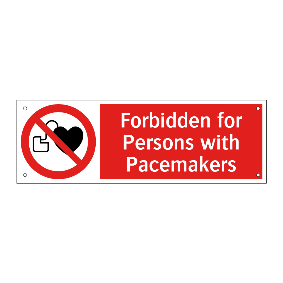Forbidden for Persons with Pacemakers