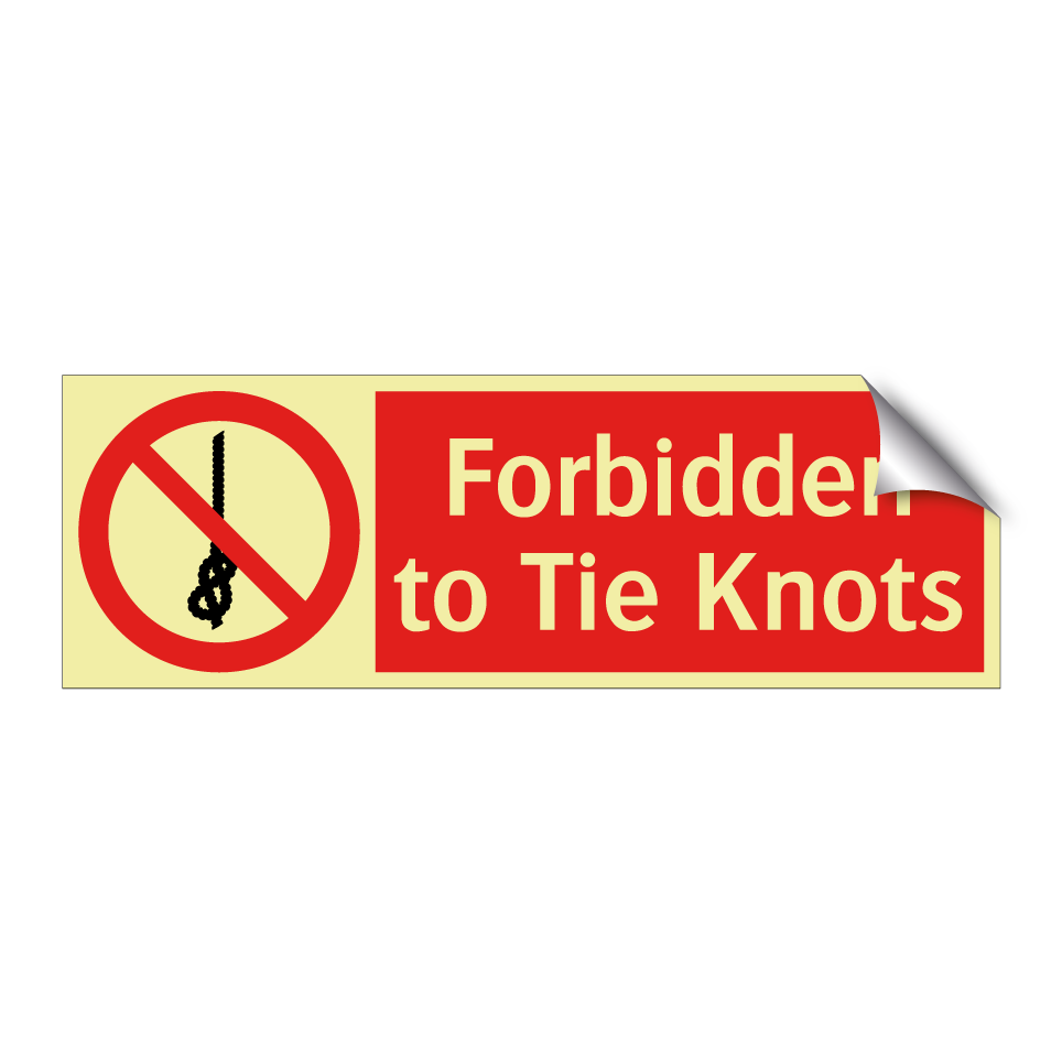 Forbidden to Tie Knots