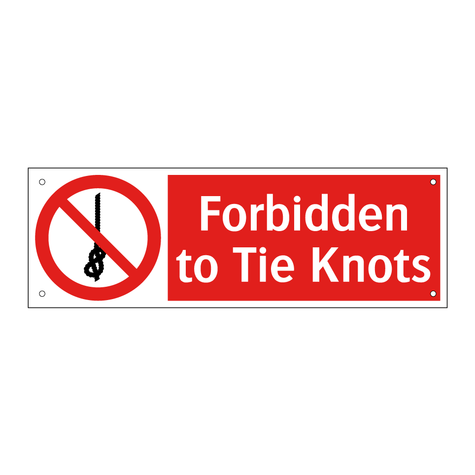 Forbidden to Tie Knots