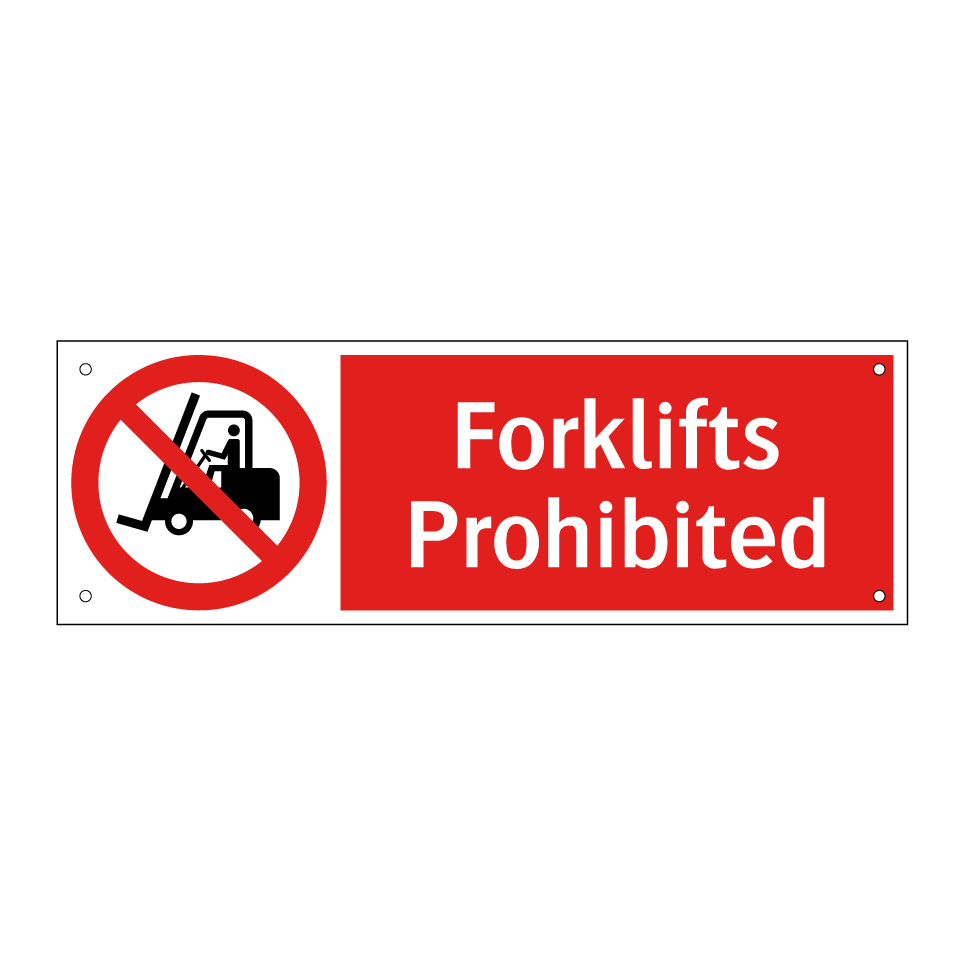 Forklifts Prohibited