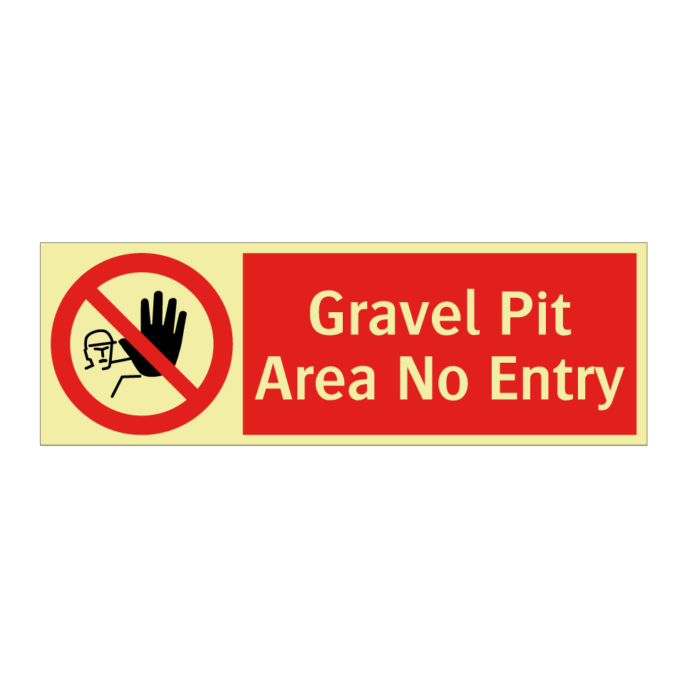 Gravel Pit Area No Entry