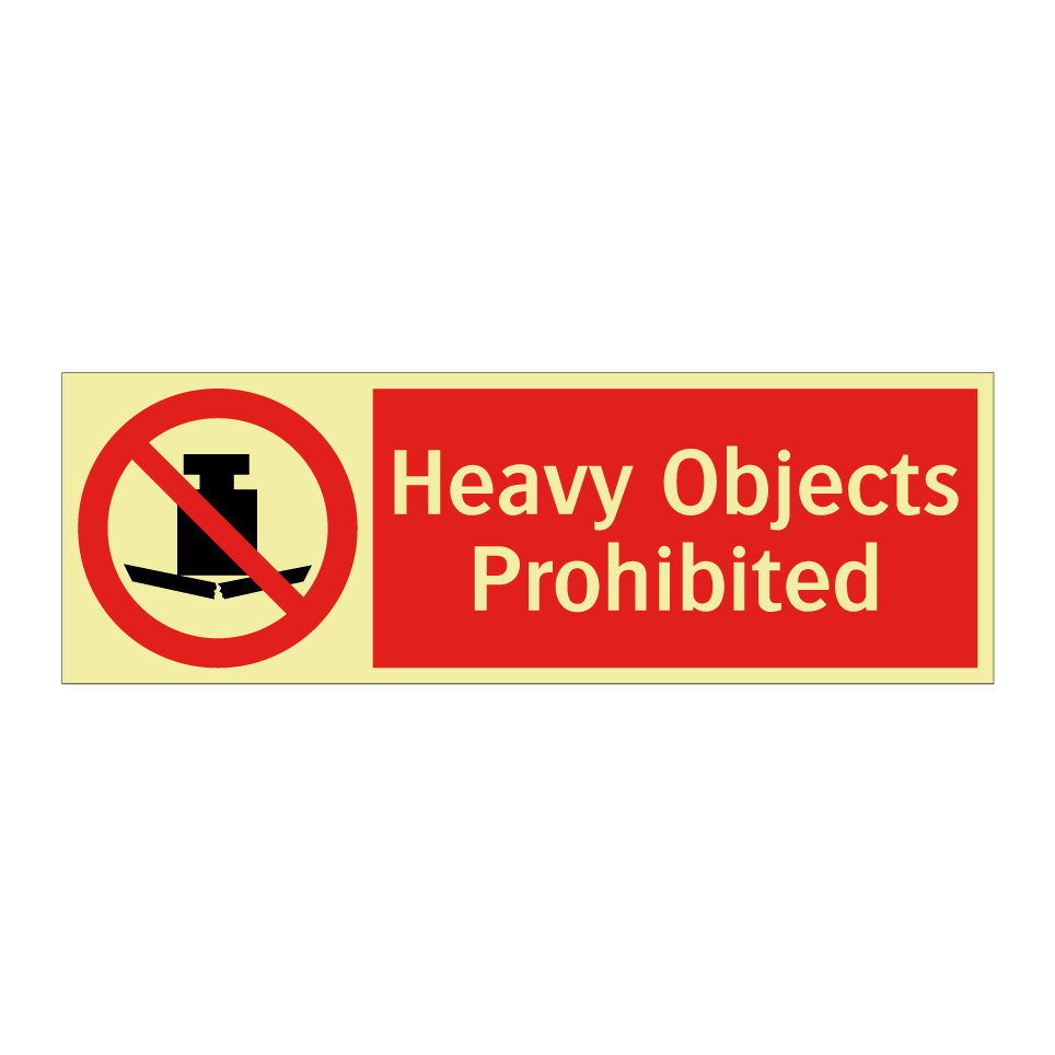 Heavy Objects Prohibited