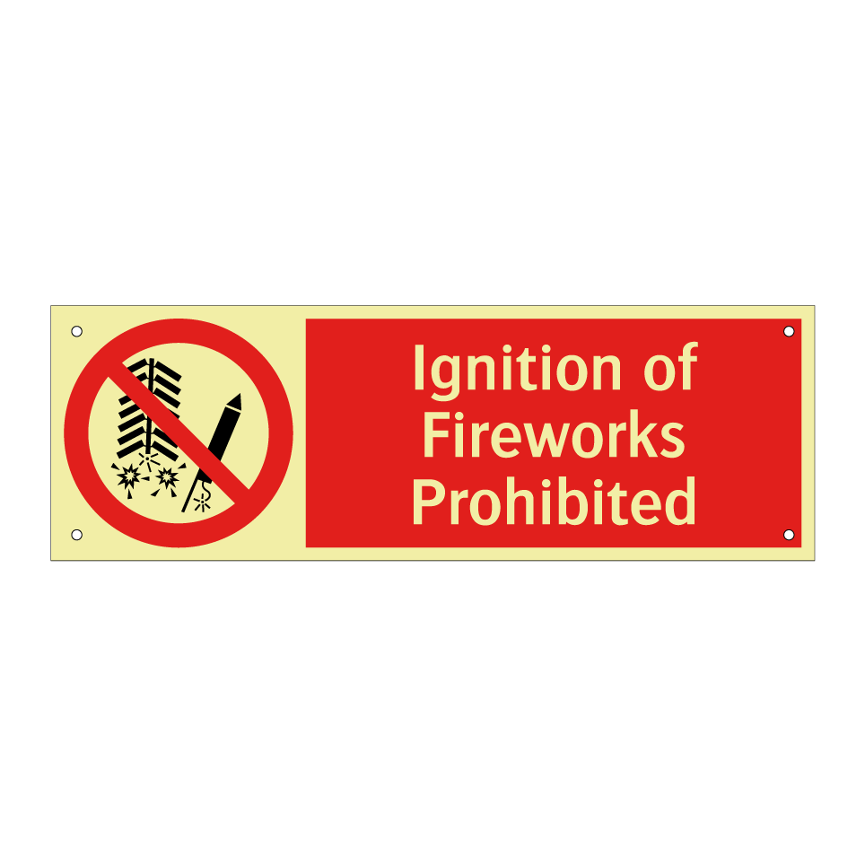 Ignition of Fireworks Prohibited