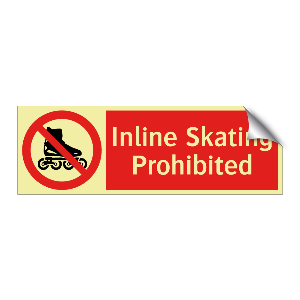 Inline Skating Prohibited