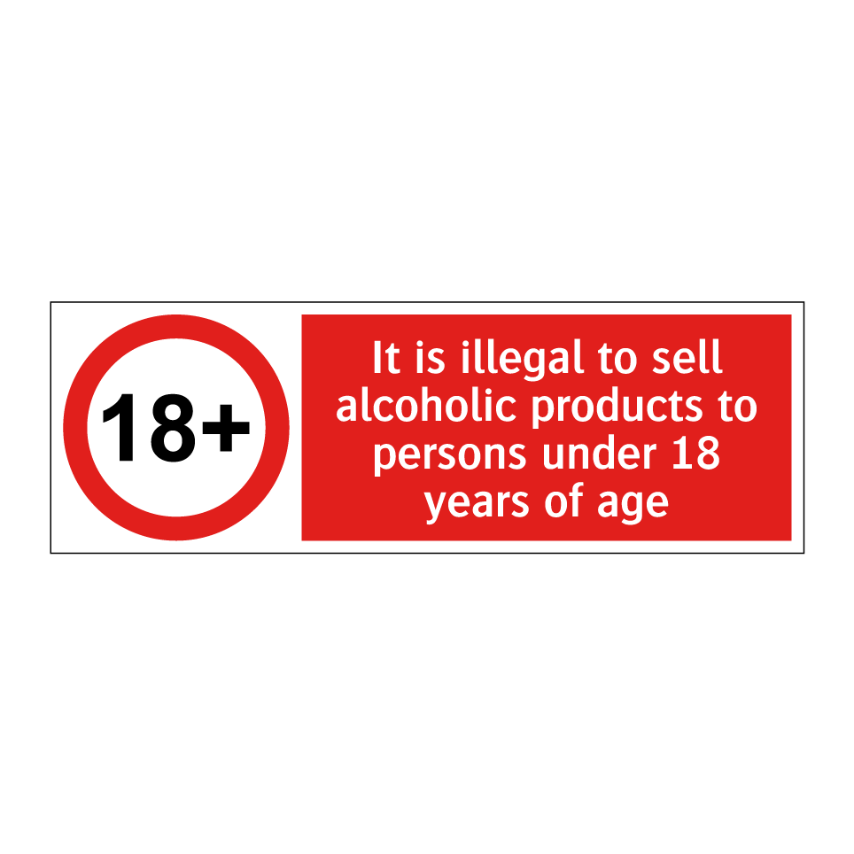 It is illegal to sell alcoholic products to persons under 18 years of age