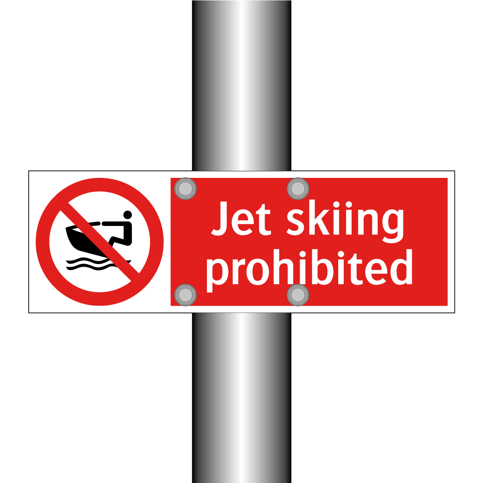 Jet skiing prohibited