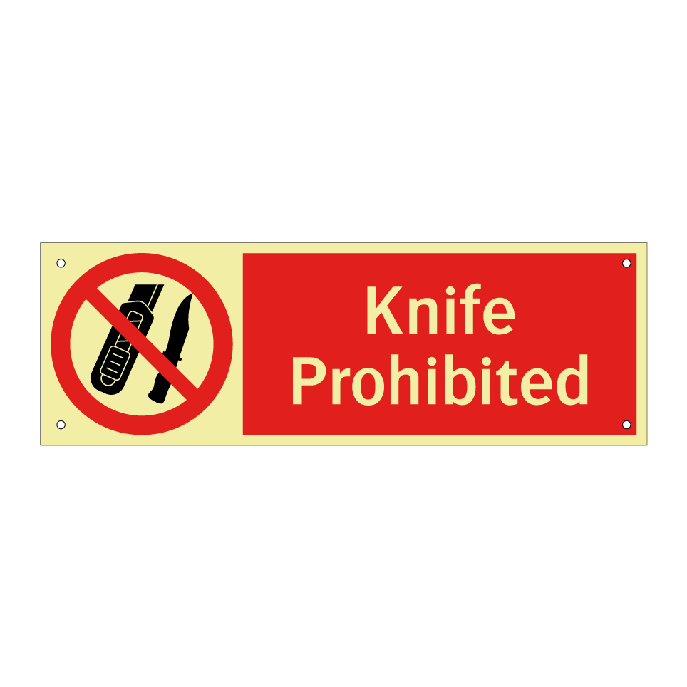 Knife Prohibited