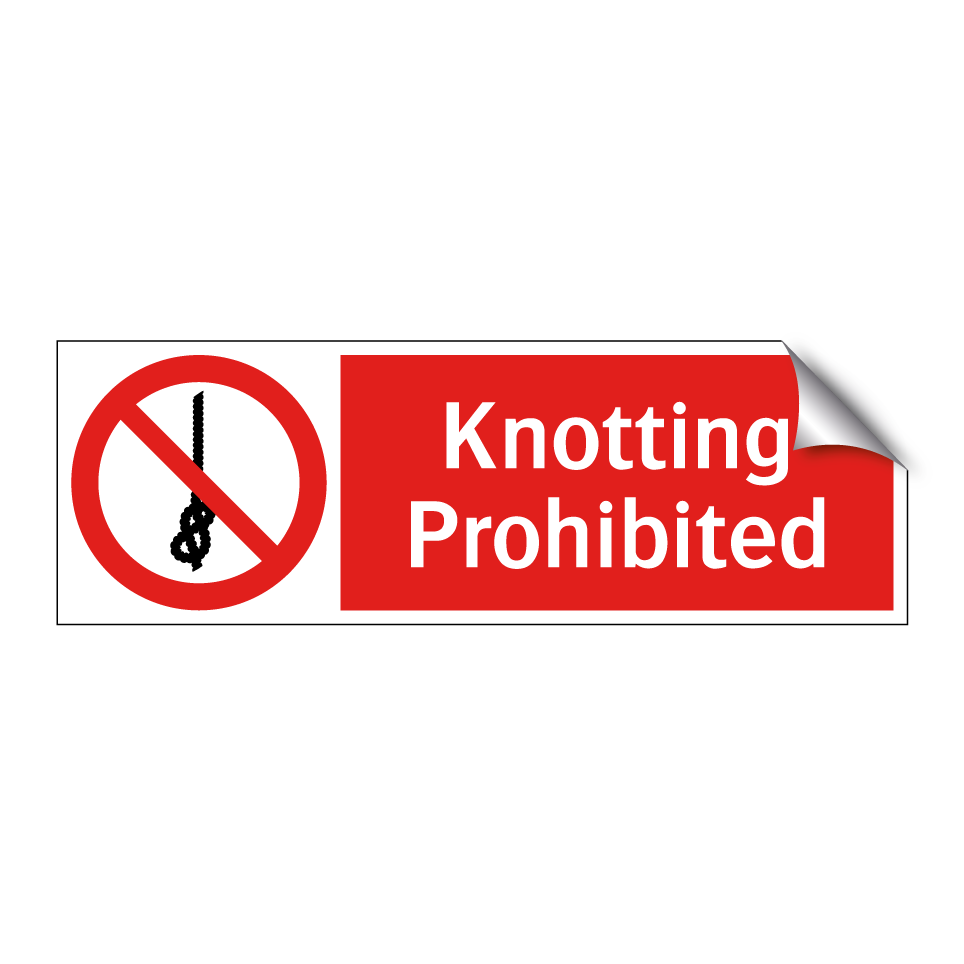 Knotting Prohibited
