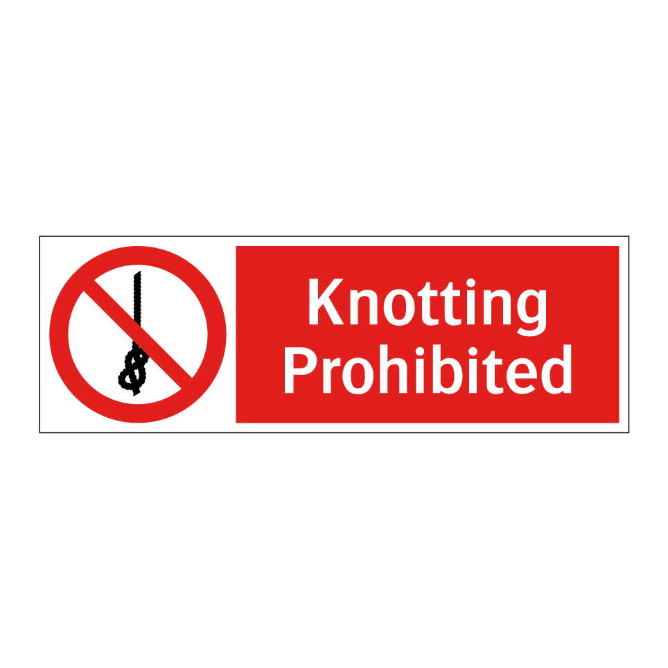 Knotting Prohibited