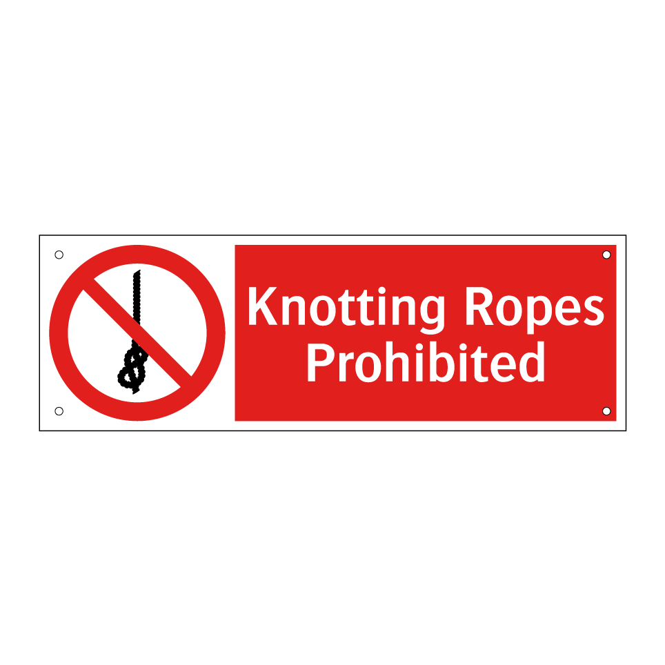 Knotting Ropes Prohibited