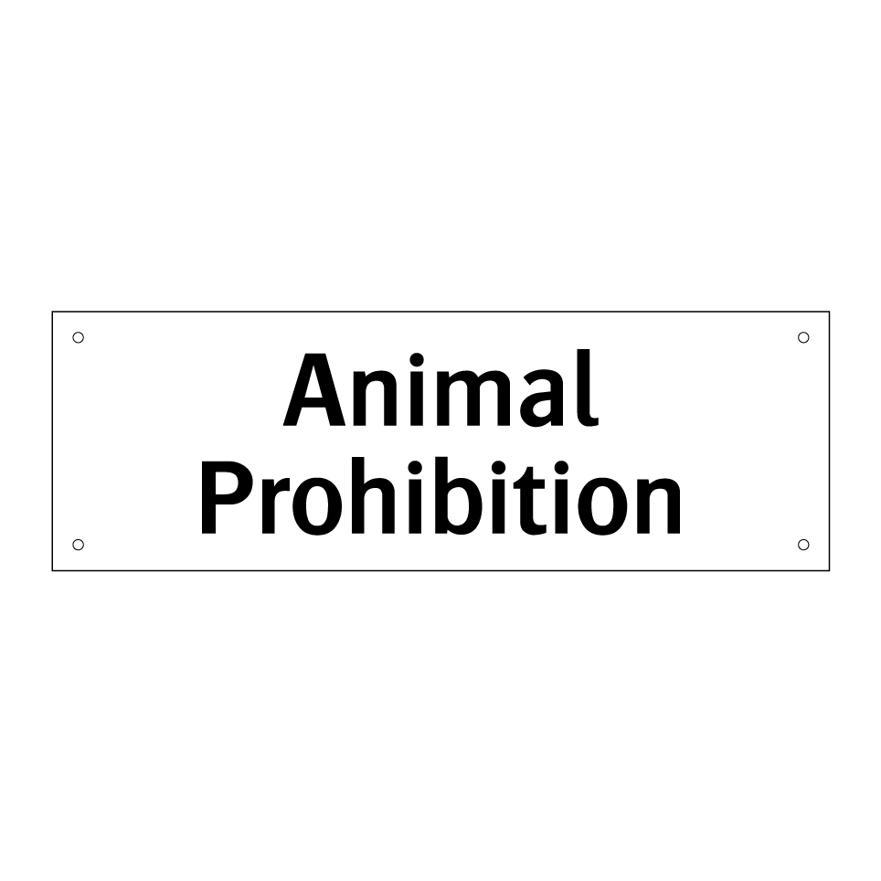 Animal Prohibition
