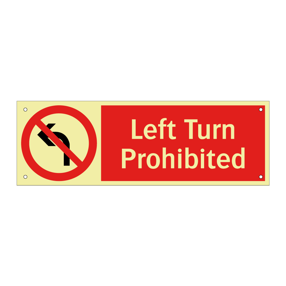 Left Turn Prohibited
