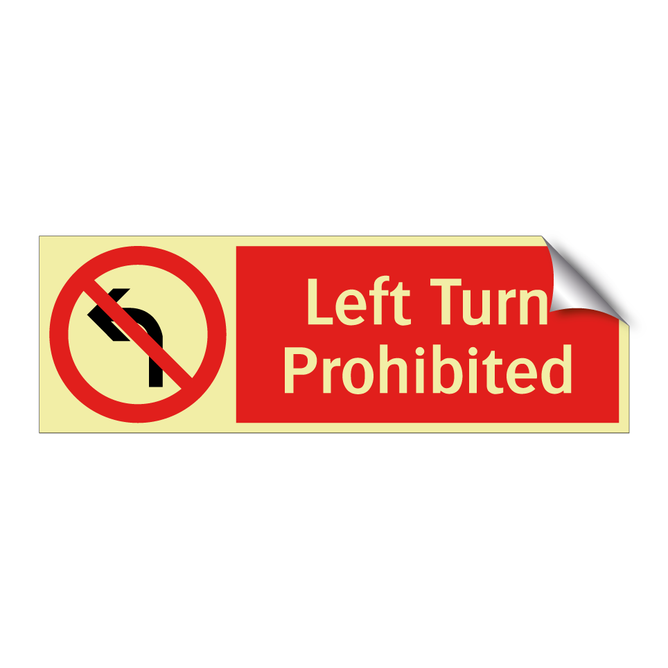 Left Turn Prohibited