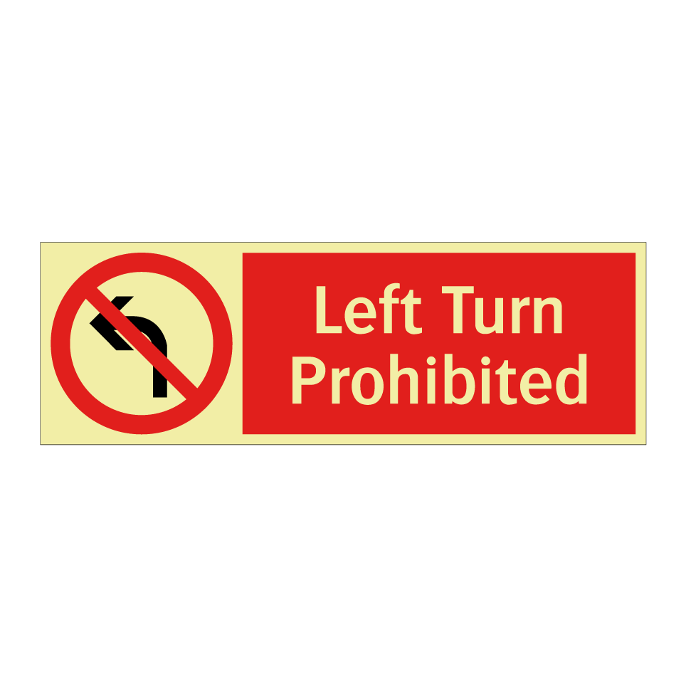 Left Turn Prohibited