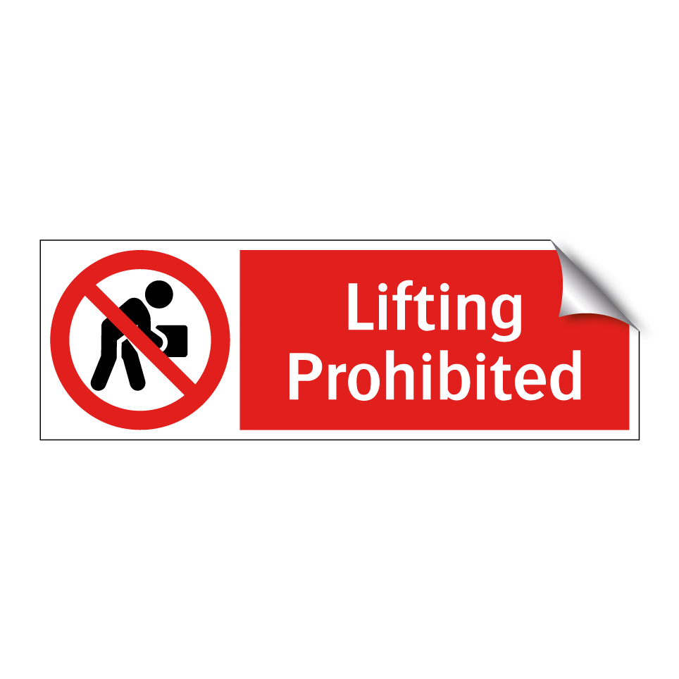 Lifting Prohibited