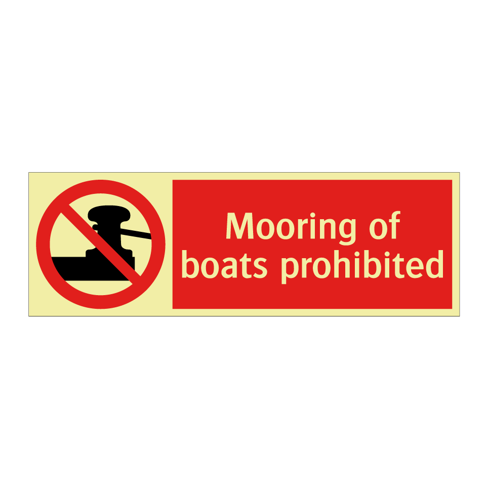 Mooring of boats prohibited