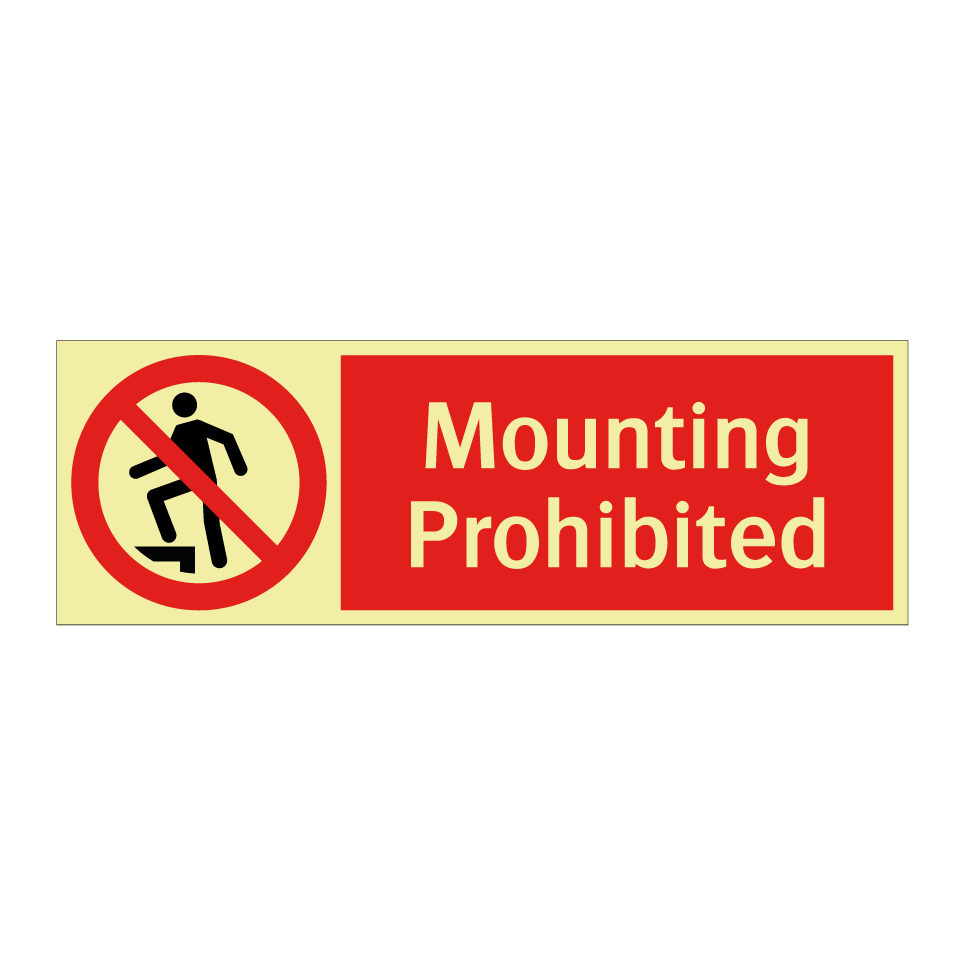 Mounting Prohibited