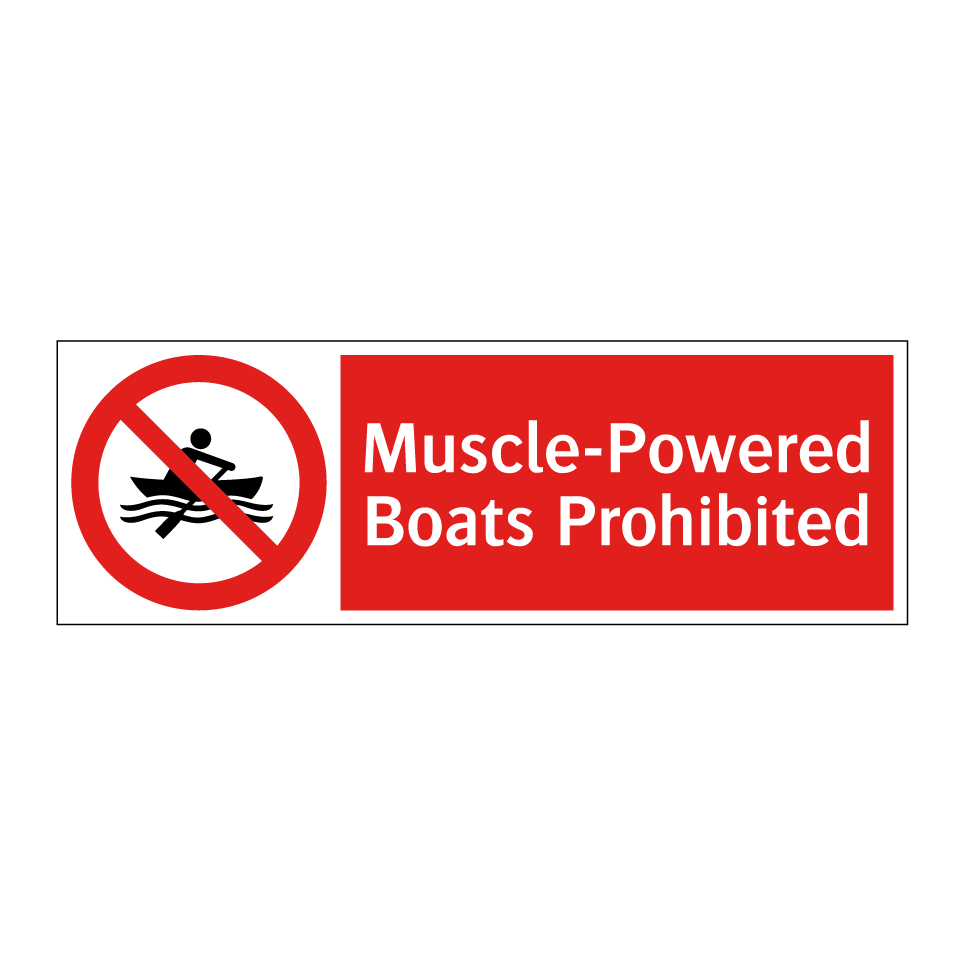 Muscle-Powered Boats Prohibited
