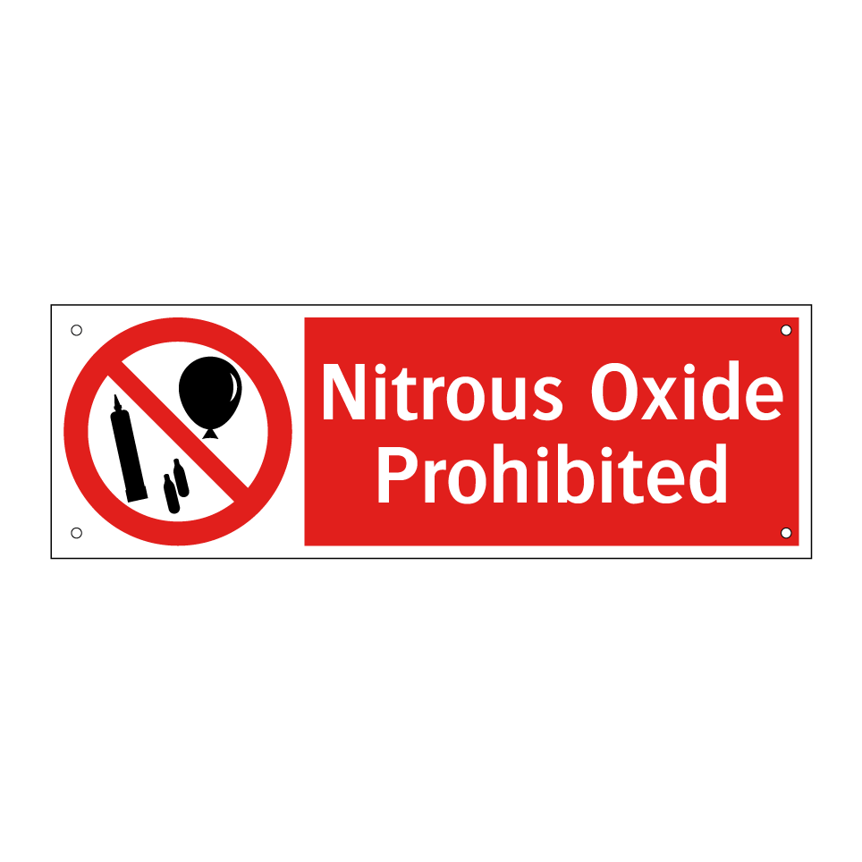 Nitrous Oxide Prohibited