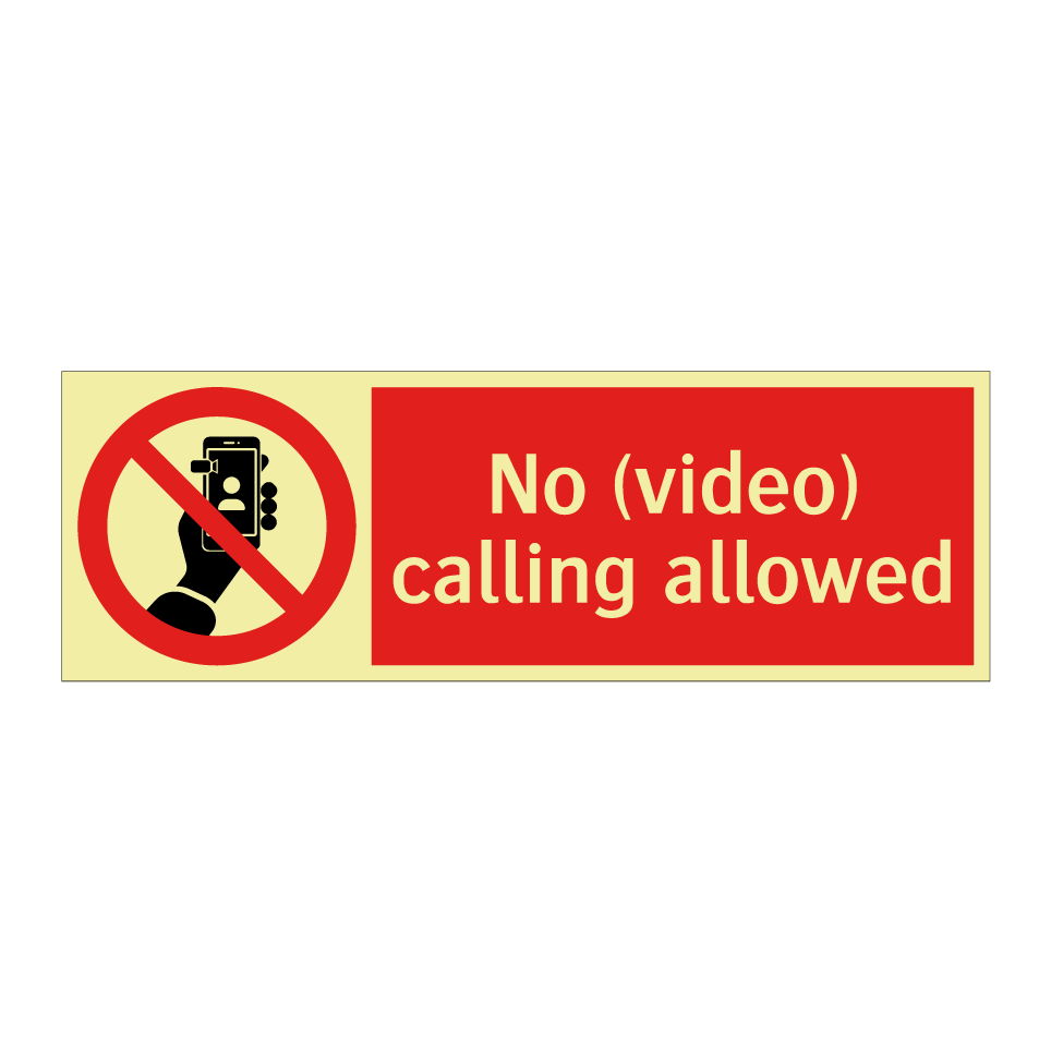 No (video) calling allowed