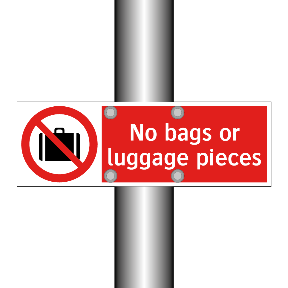 No bags or luggage pieces