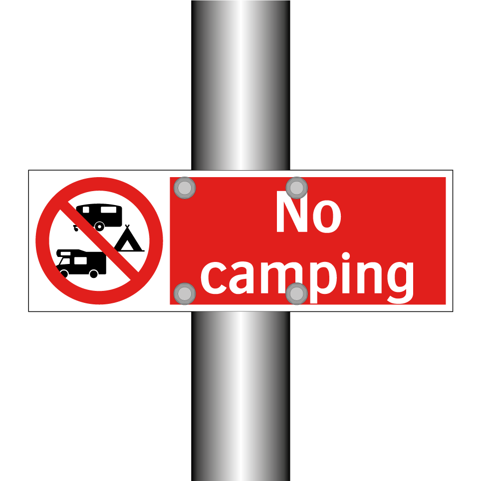 No camping