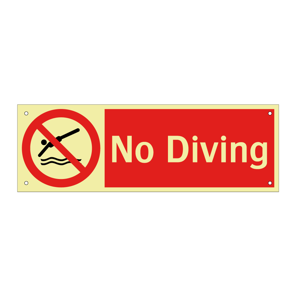 No Diving