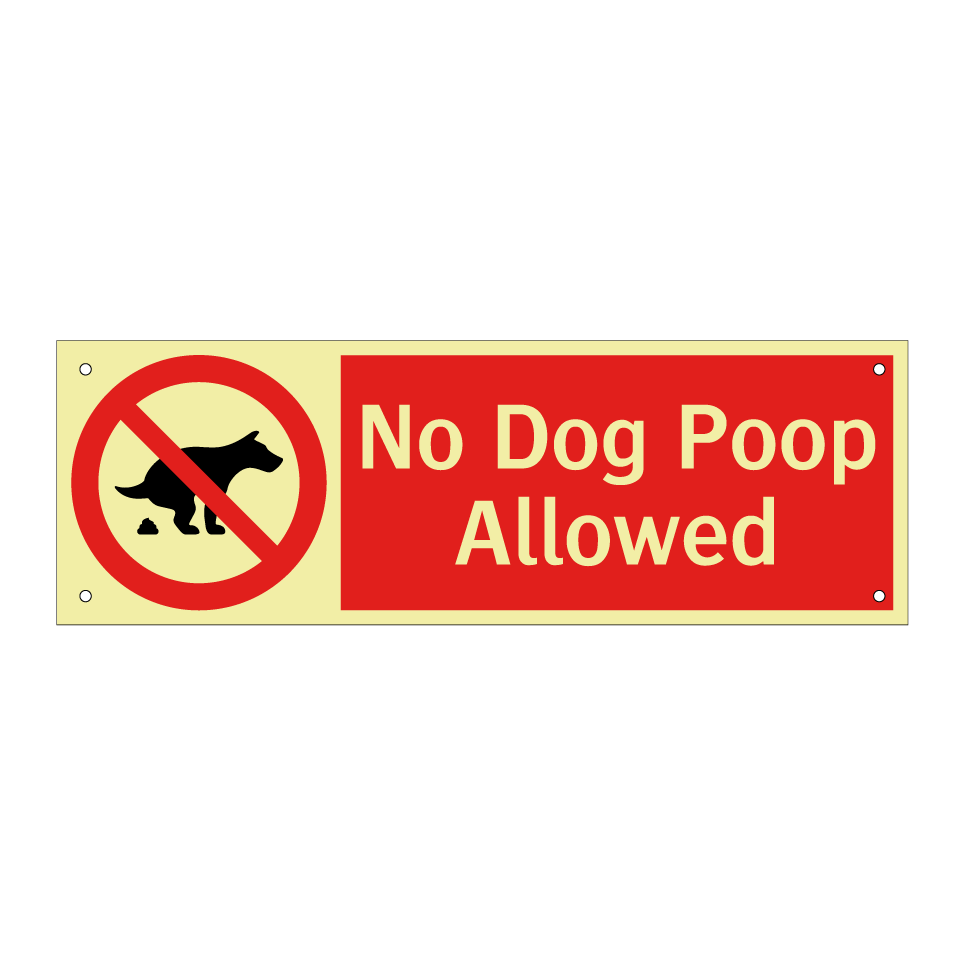 No Dog Poop Allowed