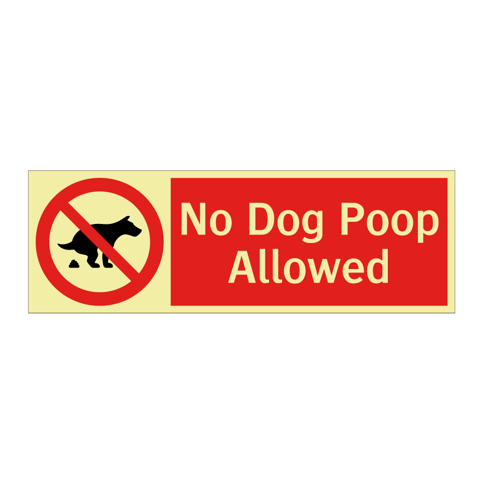 No Dog Poop Allowed