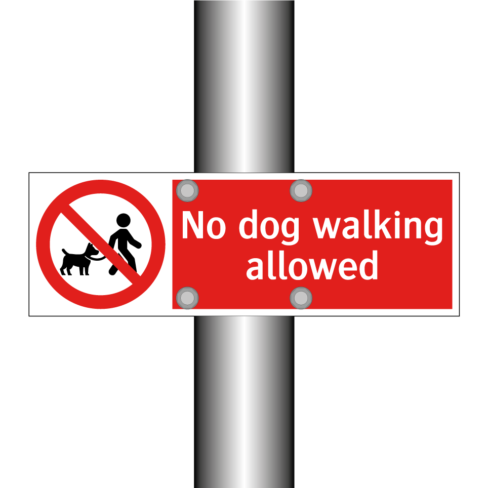 No dog walking allowed